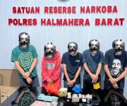 Polres Halmahera Barat Tangkap Pengedar Narkotika, Pelajar Diduga Terlibat