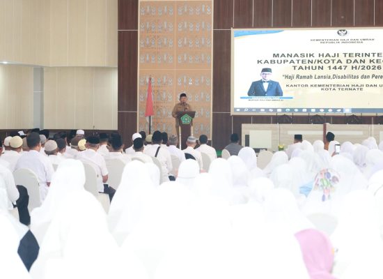 Sekda Buka Manasik Haji Terintegrasi Tingkat Kota Ternate 1447 Hijriah