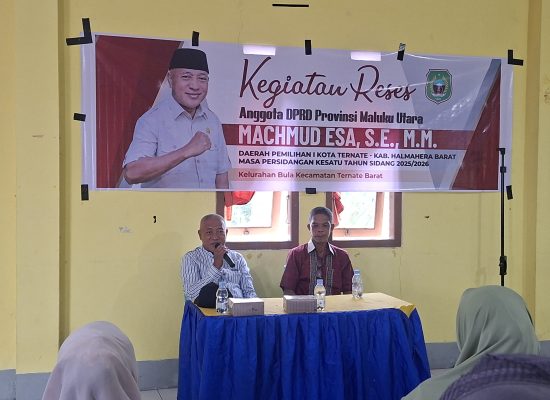 Machmud Esa Serap Aspirasi Dua Kelurahan di Ternate