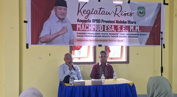 Machmud Esa Serap Aspirasi Dua Kelurahan di Ternate