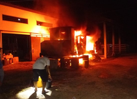 Mesin PLN di Subaim Halmahera Timur Terbakar