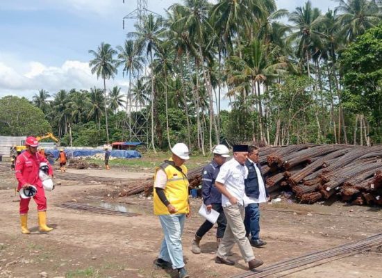 Wagub Maluku Utara Tinjau Pembangunan Sekolah Rakyat di Halmahera Barat