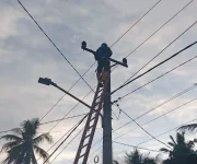 PLN UP3 Palu Bergerak Cepat Pulihkan Jaringan Listrik Akibat Longsor