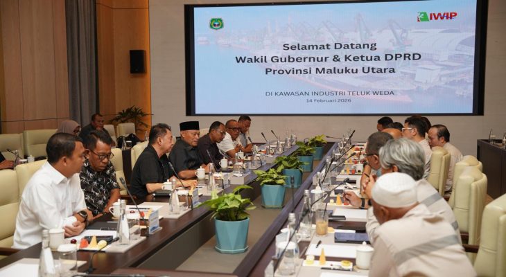 Wagub Sarbin Kunjungi PT IWIP, Bahas Pajak untuk PAD Maluku Utara
