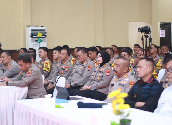 Rapat Pimpinan Polda Maluku Utara Perkuat Tugas Pokok Kepolisian