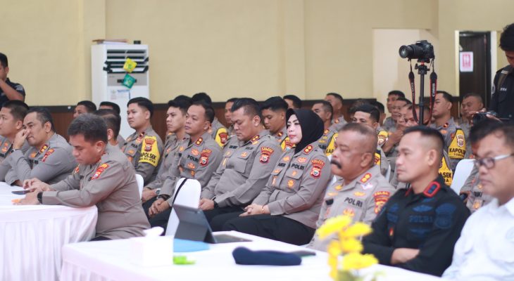 Rapat Pimpinan Polda Maluku Utara Perkuat Tugas Pokok Kepolisian