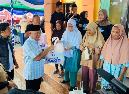 Yayasan Nasab Salurkan 1000 Paket Bahan Pokok di Bulan Ramadan