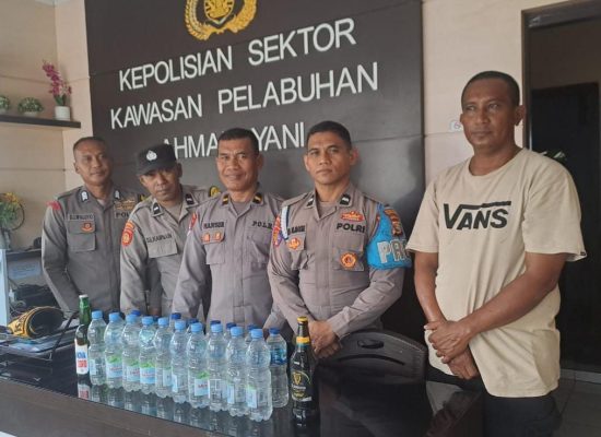 Polsek Ahmad Yani Ternate Sita Miras di KM Al Sudais 21