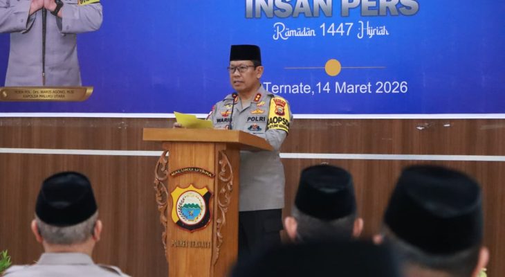 Polda Maluku Utara Buka Puasa Bersama dengan Insan Pers