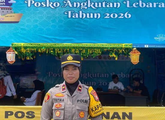 Polsek Ternate Selatan Intens Awasi Aktivitas Mudik di Pelabuhan Feri Bastiong