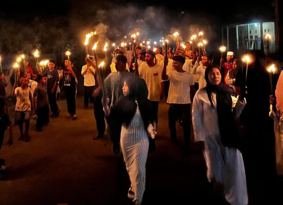 Pawai Obor, Cara Anak Muda Wainin Sambut Idulfitri