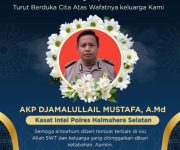 Kasat Intelkam Polres Halsel, AKP Djmalullail Meninggal Dunia