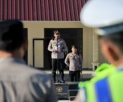 Pimpin Apel, Wakapolda Maluku Utara Tekankan Disiplin ke Personel