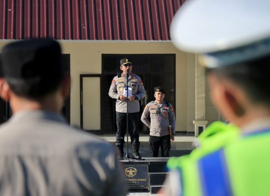 Pimpin Apel, Wakapolda Maluku Utara Tekankan Disiplin ke Personel