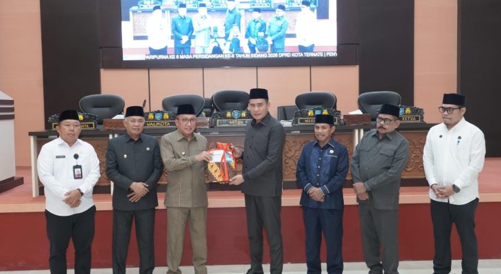 Pemkot Ternate Sampaikan LKPJ 2025 ke DPRD