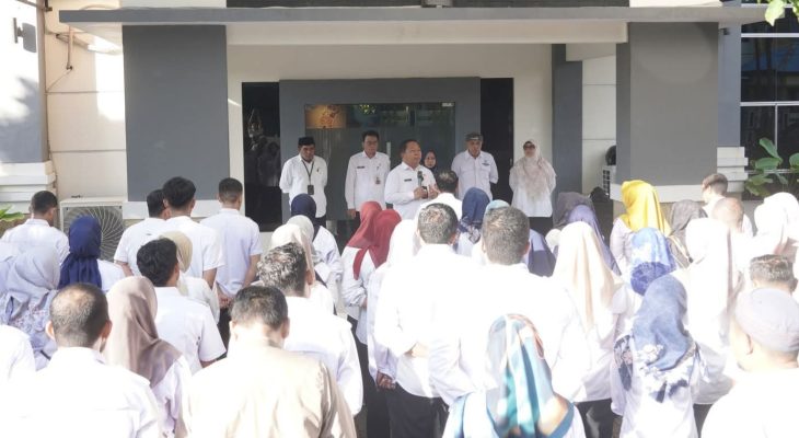 Pimpin Apel di Bappelitbangda, Sekda Ternate Ingatkan Kontrol Program Kegiatan