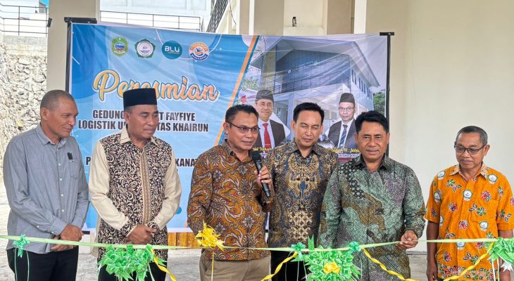 Gedung Limabot Fayfiye Logistik Unkhair Diresmikan