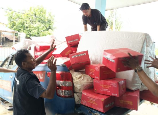 Pemprov Maluku Utara Distribusi Bantuan ke Batang Dua