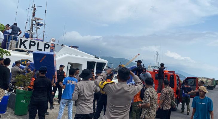 Pemkot Ternate Distribusi Bantuan ke Lokasi Terdampak Gempa Bumi, Batang Dua