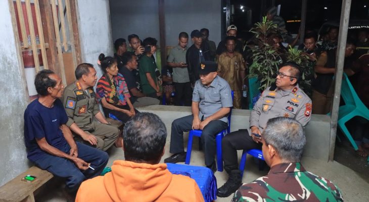 Wakapolda Maluku Utara Datangi Masyarakat di Patani Barat, Situasi Berangsur Kondusif