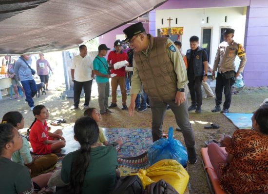 Wali Kota Ternate Turun ke Lokasi Terdampak Gempa Bumi di Batang Dua