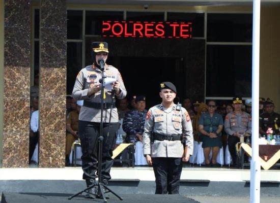 Kapolres Ternate Pimpin Apel Operasi Aman Nusa I Tahun 2026