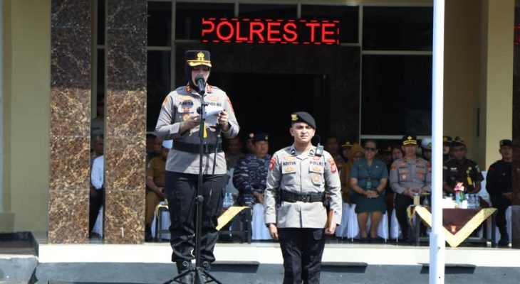 Kapolres Ternate Pimpin Apel Operasi Aman Nusa I Tahun 2026