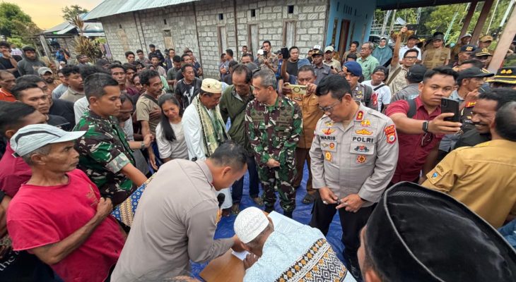 Kapolda Maluku Utara Saksikan Kesepakatan Damai di Patani Barat