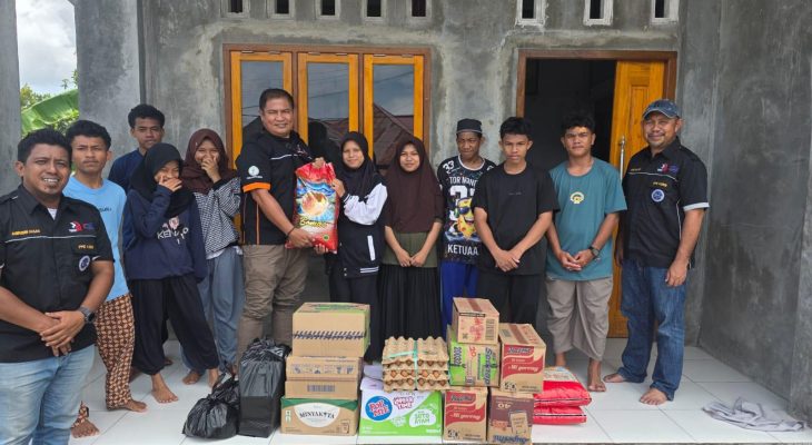 Milad ke15, DPK FPE PT NHM Salurkan Sembako di Panti Asuhan Bahtera Maulana