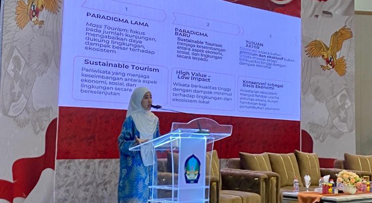 Nazla Dorong Pemda Halsel Kembangkan Wisata Kepulauan Widi Berbasis Ekologi dan Berkelanjutan