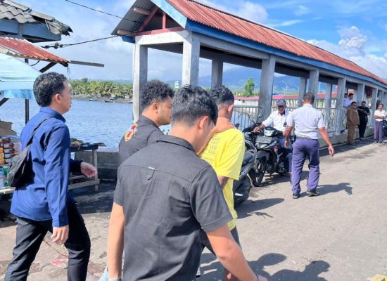 Terekam CCTV, Pencuri Motor di Pasar Modern Tobelo Ditangkap Polisi