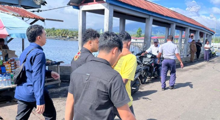 Terekam CCTV, Pencuri Motor di Pasar Modern Tobelo Ditangkap Polisi