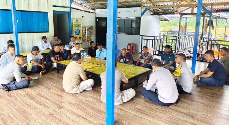 Polres Haltim dan Satgas PKH Sosialisasi Perpres Nomor 5 di Kecamatan Wasile