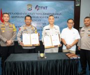 Polda Malut dan PT Feni Halmahera Timur Teken MoU Pengamanan Objek Vital