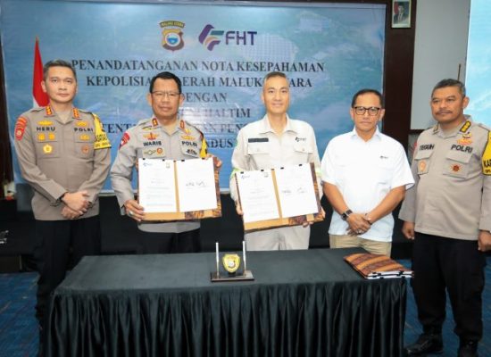 Polda Malut dan PT Feni Halmahera Timur Teken MoU Pengamanan Objek Vital