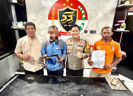 Polsek Maba Selatan Berhasil Tangkap Pelaku Pencurian yang Gunakan Senpi