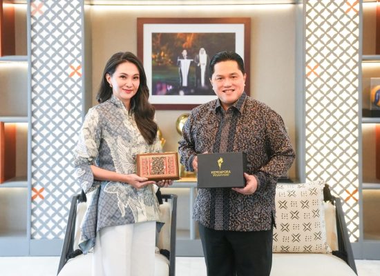 Gubernur Malut Bahas Fasilitas dan Pembinaan Olahraga Bersama Menpora Erick Thohir 