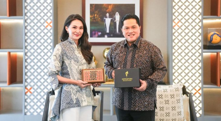 Gubernur Malut Bahas Fasilitas dan Pembinaan Olahraga Bersama Menpora Erick Thohir 