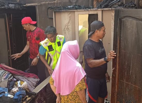Diduga Koslet, Rumah Milik Seorang Guru SMA di Ternate Terbakar