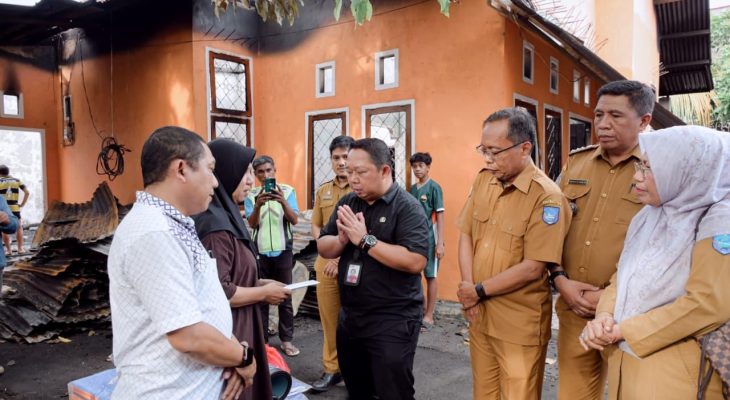 Pemkot Ternate Beri Santunan untuk Korban Kebakaran di Akehuda dan Kalumata