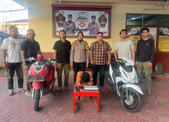 Polsek Ternate Selatan Tangkap Pelaku Pencurian Motor di Sofifi