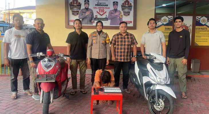 Polsek Ternate Selatan Tangkap Pelaku Pencurian Motor di Sofifi