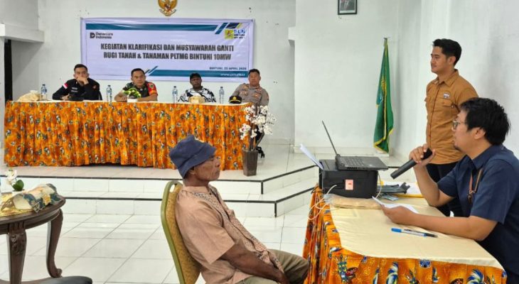 PLN UIP MPA Libatkan Pemilik Lahan dalam Penetapan Ganti Kerugian Proyek PLTMG Bintuni