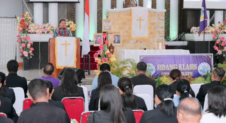 Sekda Ternate Hadiri Sidang Klasis ke-38 GPM Ternate