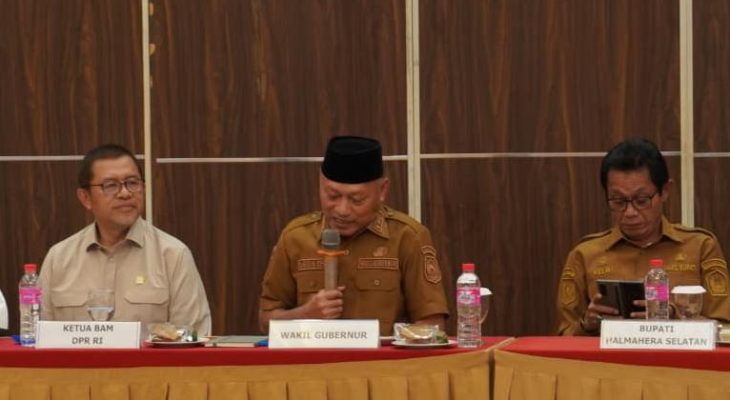 Wagub Sarbin Sampaikan Catatan Penting Soal Status Sofifi hingga Ancaman PHK ke BAM DPR RI