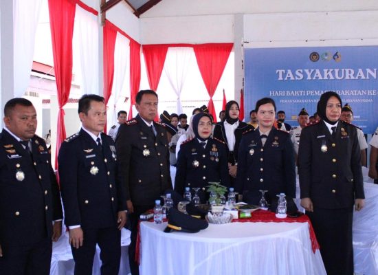 Kabapas Kelas II Ternate Hadiri Tasyakuran HBP ke-62 Secara Virtual