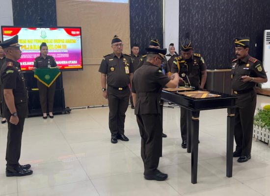 Pimpin Sertijab, Kajati Maluku Utara Tekankan Integritas dan Reformasi Birokrasi Kejaksaan