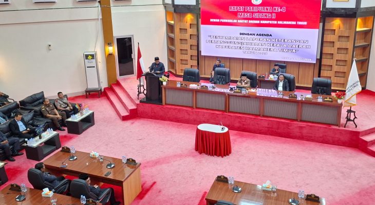 Sampaikan LKPJ 2025, Bupati Haltim Paparkan Kinerja dan Capaian Pembangunan