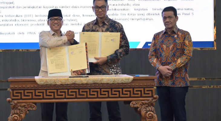 PLN–Kemendes PDT Teken MoU, Perkuat Pemanfaatan Listrik untuk Dongkrak Kemandirian Desa