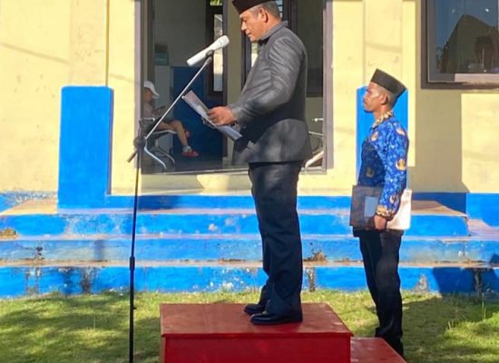 Pemerintah Kecamatan Moti Sukses Gelar Upacara HUT ke 27 Pemkot Ternate